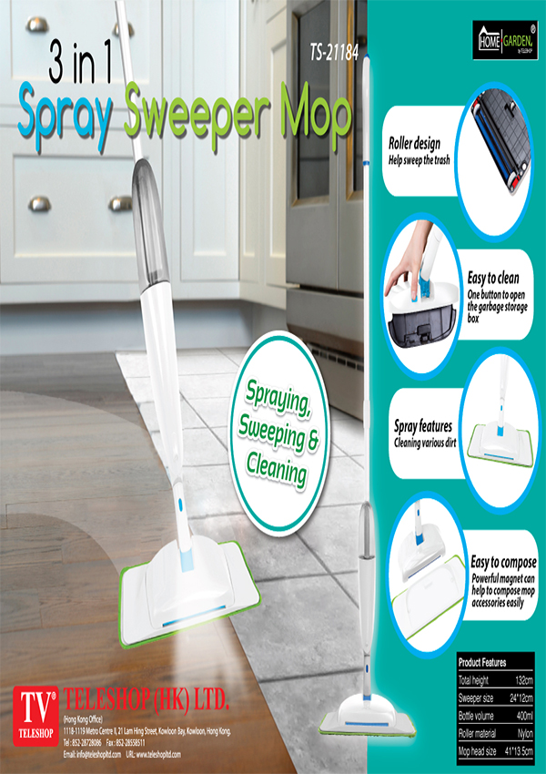 3 in 1 Spray Sweeper Mop